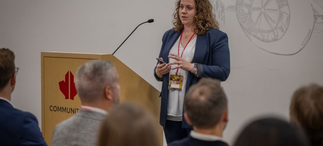 Elizabeth Audette-Bourdeau, CEO of Welbi, joins nine other founders selected to pitch solutions to long-term care challenges at the Communitech Fast Track Health showcase event.