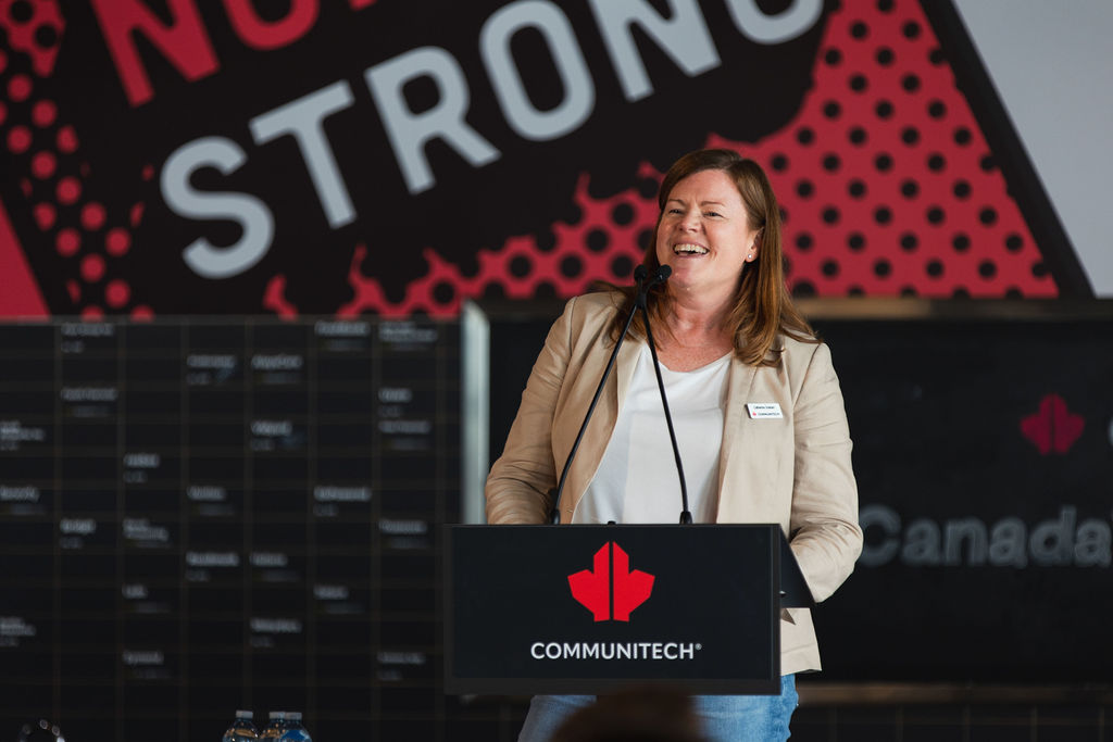 Catherine Graham speaking at Communitech Annual Meeting