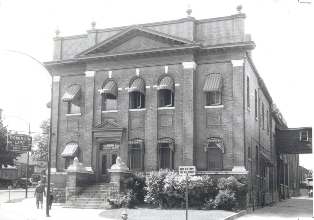 A historical picture of 14 Erb Street West in uptown Waterloo