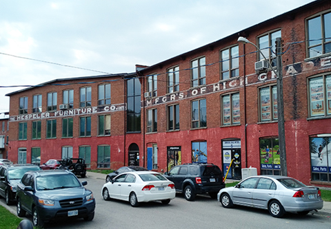 The old Hespeler Furniture Co. building.