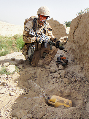 Former Canadian Forces combat engineer William Werth in Afghanistan